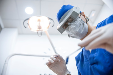 female dentist working on a patient