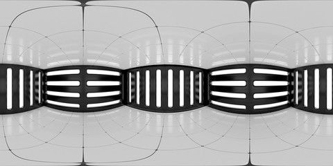 8K HDRI map, high contrast spherical environment panorama background, abstract interior light source rendering (3d equirectangular illustration)