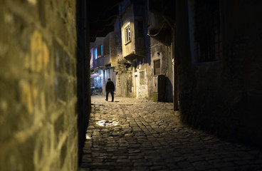 Diyarbakir old town by night