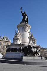 Fototapeta na wymiar La statue de la République