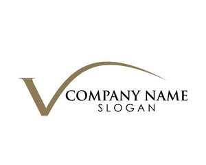 V logo