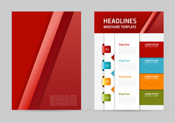 Business brochure cover design