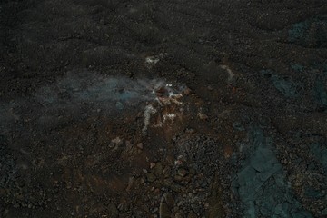 Hawaii - Big Island and Lava from above