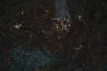 Hawaii - Big Island and Lava from above