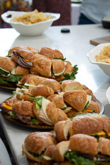 The tray of Sandwiches 