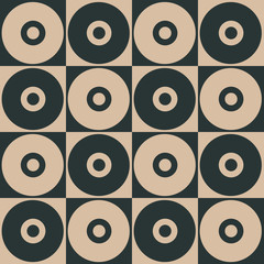 Stylish Geometric Pattern Background With Circles