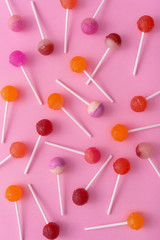 Colorful lollipops