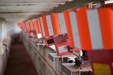 Shelter for throwing traps for clay flying targets - Skeet, Trap shooting.