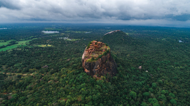 Beautyfull view of Sygiriya. This is an ancient buddhistic landmark of Sri lanka