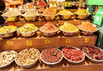 Spicery Shop In Mahane Yehuda Market, Jerusalem, Israel, Middle East