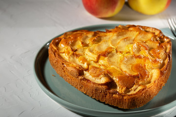Tasty Delicious Homemade fresh baked Apple pie