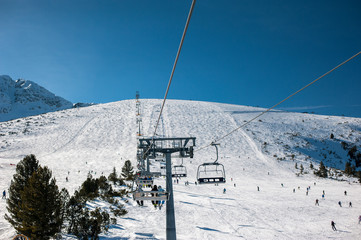Ski resort slope