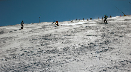 Ski resort slope
