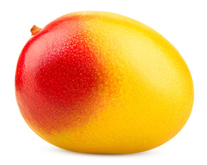 mango isolated on white background, clipping path, full depth of field