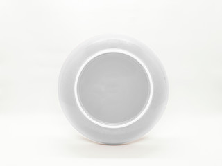 Colorful Modern Style and Beautiful Plate in White Isolated Background for Home Kitchen Appliances or Utensils