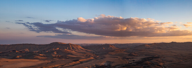 The Landscape in Ramon Crater, Israel