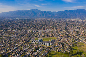 Aerial view of the beautiful Arcadia area