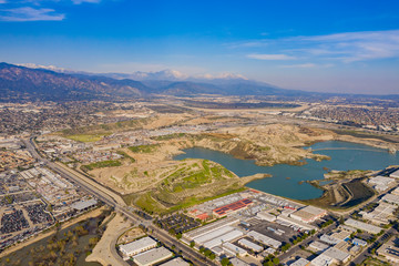 Aerial view of the beautiful Arcadia area
