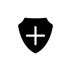 Fototapeta premium plus in security shield icon. Signs and symbols can be used for web, logo, mobile app, UI, UX