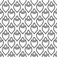 Vector Seamless pattern. Elegant ornament.