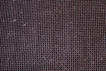 Metal mesh with rust. Grunge texture. Stock background, photo