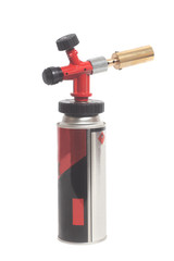 Manual gas burner isolated on white background