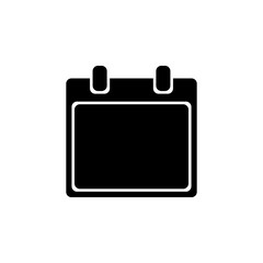 calendar empty page  icon. Signs and symbols can be used for web, logo, mobile app, UI, UX
