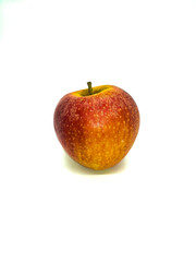 Red apple with yellow specks