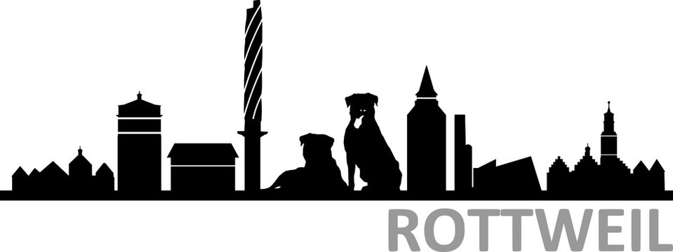 Rottweil City Skyline