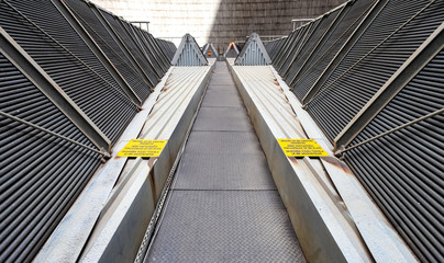 Inside a Cooling Tower for Power Station