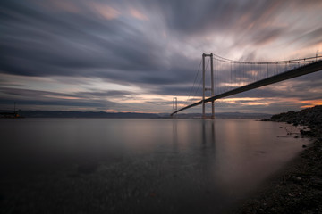 Obraz premium Osman Gazi Bridge (Izmit Bay Bridge). Izmit, Kocaeli, Turkey