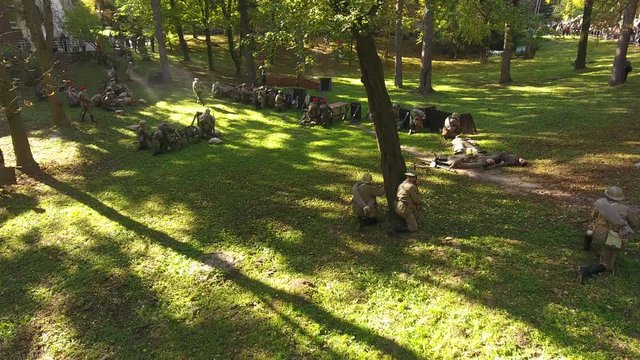 Reconstruction of battle