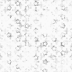 Abstract pattern. Seamless black and white texture.