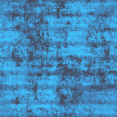 Seamless abstract pattern. Texture in blue and black colors.