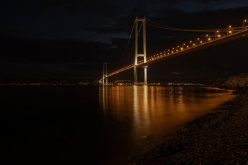 Osman Gazi Bridge (Izmit Bay Bridge). Izmit, Kocaeli, Turkey