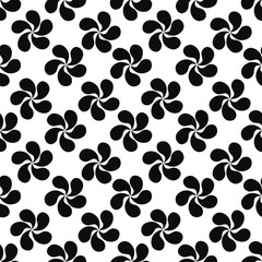 Fototapeta premium Seamless pattern. Endless background with abstract flowers