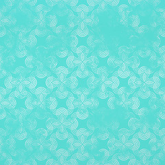 Fototapeta na wymiar Seamless abstract pattern. Texture in turquoise colors.