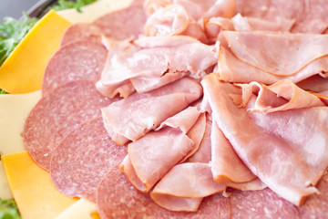 deli meat platter