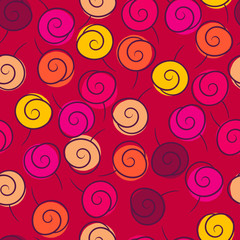 Juicy lollipop sketch repeating pattern use for cover paper,scrap booking,templates,valentine day,surface pattern,products packaging,candy shop