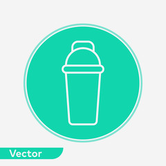 Shaker vector icon sign symbol