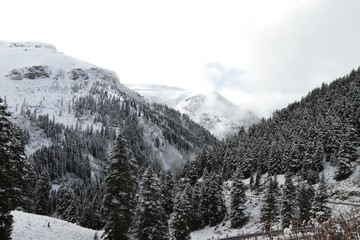 winter view karadeniz artvin /savsat/turkey