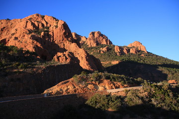 paysage sauvage dans l'Esterel