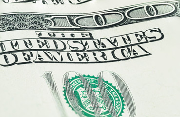 one hundred dollar bill background