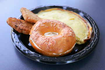 breakfast with bagel