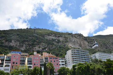 Fototapeta na wymiar Gibraltar Cable Car