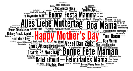 Happy Mother's day in different languages  © Ricochet64