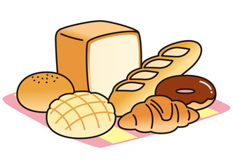パン　集合