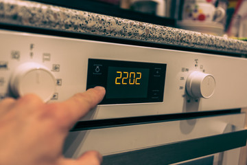 oven dial time set