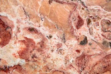 Marble stone texture. Closeup photo of natural granite wall