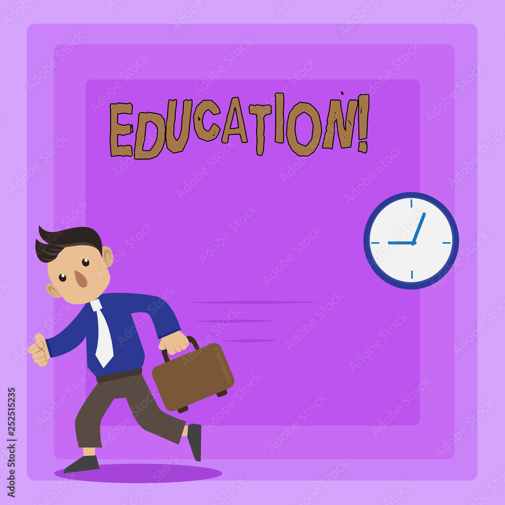 Poster writing note showing education. business photo showcasing teaching of students by implementation of 